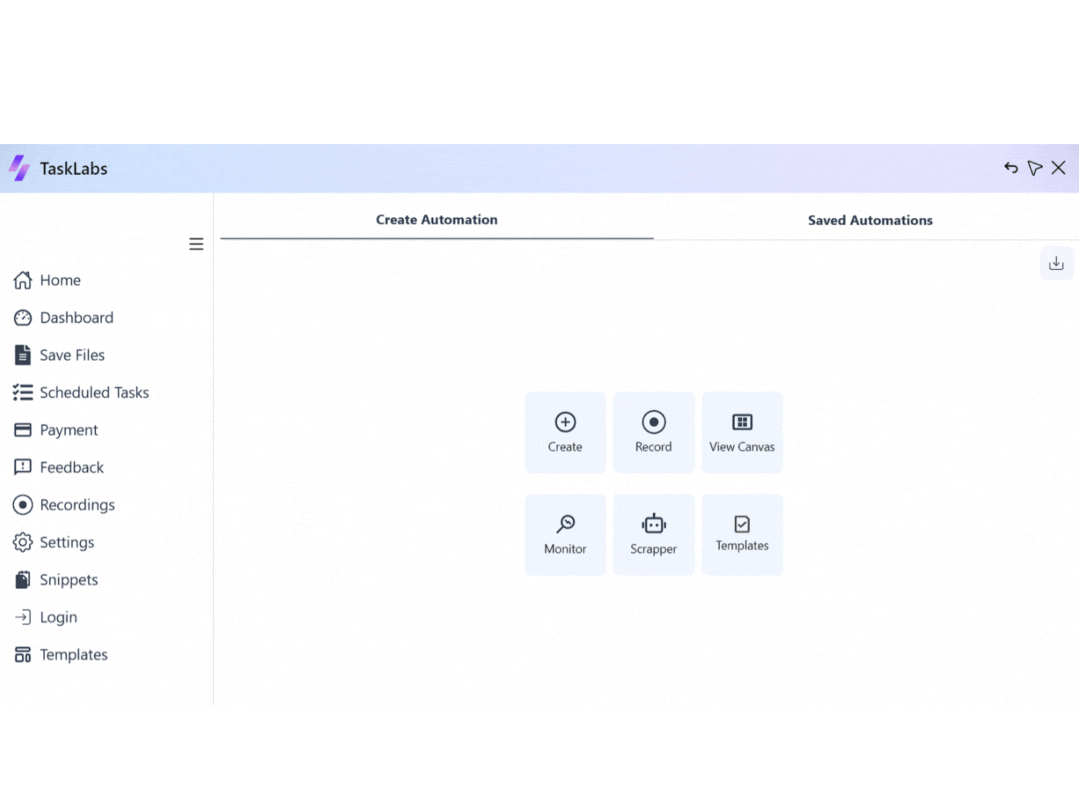 Dashboard setup demonstration